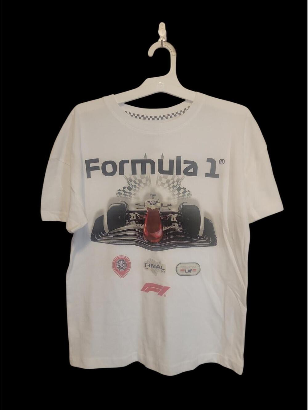 Formula 1 Official Licensed Graphic T-Shirt White Size L